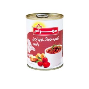 کنسرو لوبیا چیتی 400 گرم مهرام